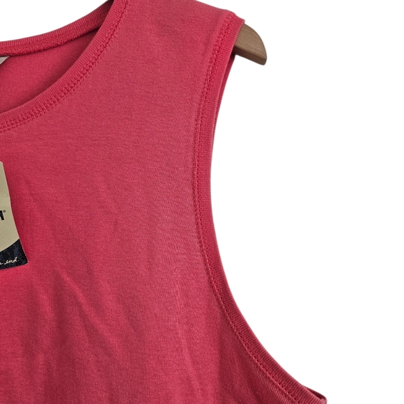 NWT Woolrich Salmon Pink 100% Cotton Tank Top, Size 2XL - Picture 3 of 6